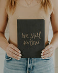Be Still and Know Fabric Bible Journal