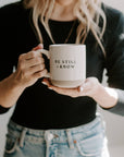 Be Still and Know Stoneware Christian Coffee Mug