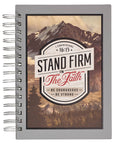 Stand Firm Mountain View Wirebound Men's Prayer Journal