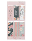 Vintage Faith, Hope & Love Magnetic Bookmark Set – 6-Pack