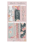 Vintage Faith, Hope & Love Magnetic Bookmark Set – 6-Pack