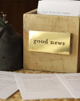 100 Days of Good News Scripture Cards with Wooden Box