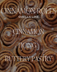 Cinnamon Rolls Black Candle | Stoneware