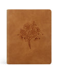 Amelia Christian Standard Bible Notetaking Bible Soft Brown Cover – Leather-like Bible inspired by Amelia, WV wildflowers.