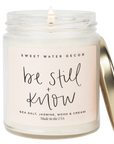 Be Still and Know Candle