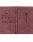 Helena Christian Journal – Elegant Mauve Notebook with Engraved Iris & Romans 8:18