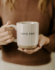 Valentine’s Day or anniversary gift mug – 14oz ceramic Love You cup