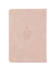 Shiloh Suede Notebook Prayer Journal – Blush Pink | Christian Journal