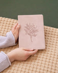 Shiloh Suede Notebook Prayer Journal – Blush Pink | Christian Journal