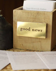 100 Days of Good News Scripture Cards with Wooden Box