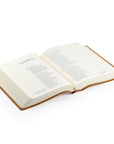 Durable Smyth-sewn Amelia CSB Bible binding that lays flat for study and journaling.