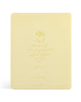 Back cover of Belfast NLT journaling Bible in butter yellow featuring Psalm 40:16 verse in gold lettering
