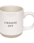 Choose Joy Stoneware Christian Coffee Mug