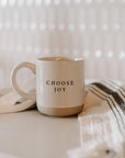 Choose Joy Stoneware Christian Coffee Mug