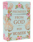Faith-based Box of Blessings gift with pink and blue floral Scripture cards designed to encourage, inspire, and strengthen Christian women.