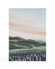 Back cover of Restore My Soul Iceland Christian prayer journal featuring Psalm 23 Scripture by Hosanna Revival