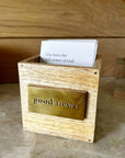 100 Days of Good News Scripture Cards with Wooden Box