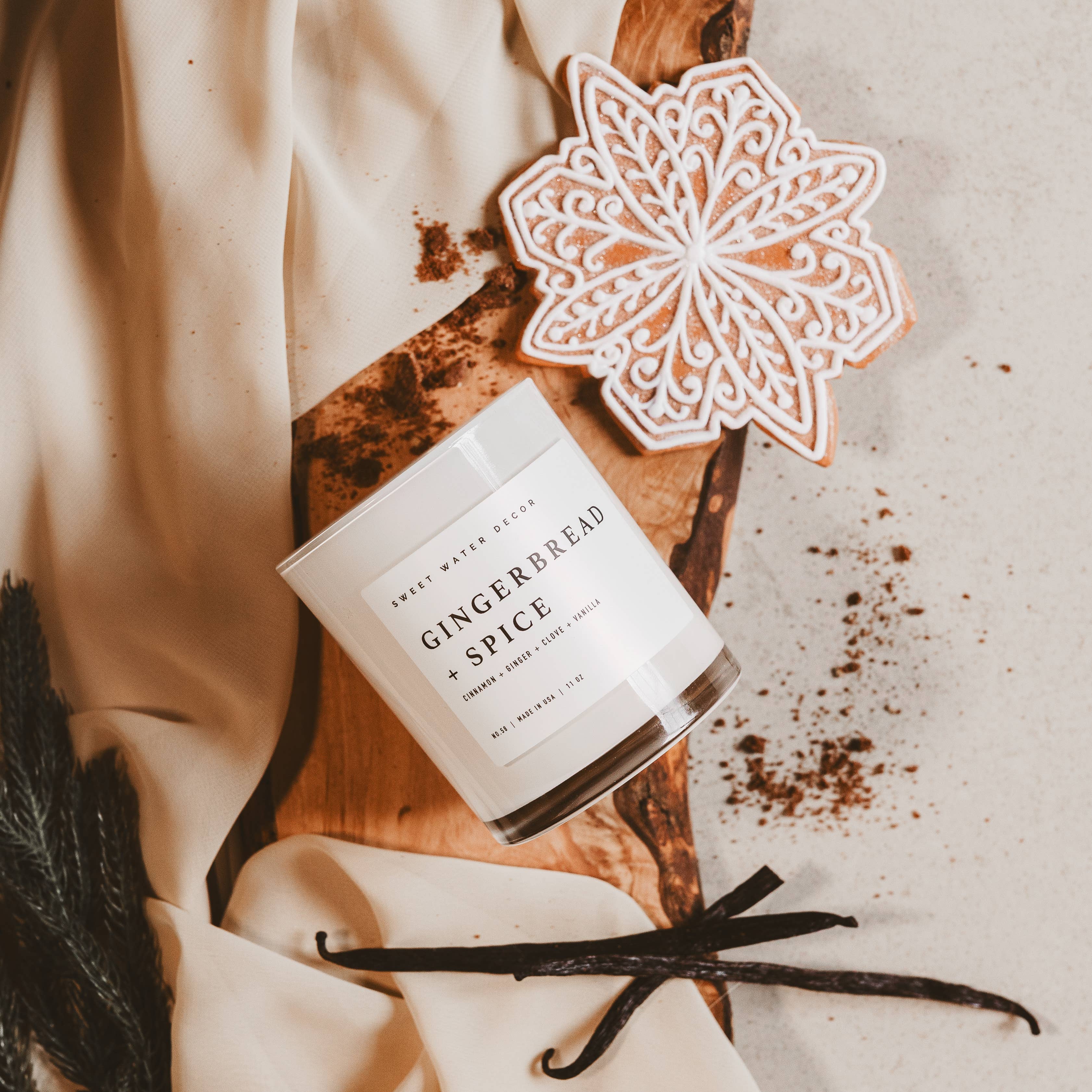 Gingerbread Candle - Gingerbread & Spice Christmas Candle – Red Ledger ...