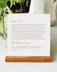 Start Your Day With Jesus: Scripture Cards on Wooden Stand