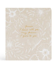 Cover of Cordova 5-Year Prayer Journal featuring John 14:27 verse “Peace I leave with you”