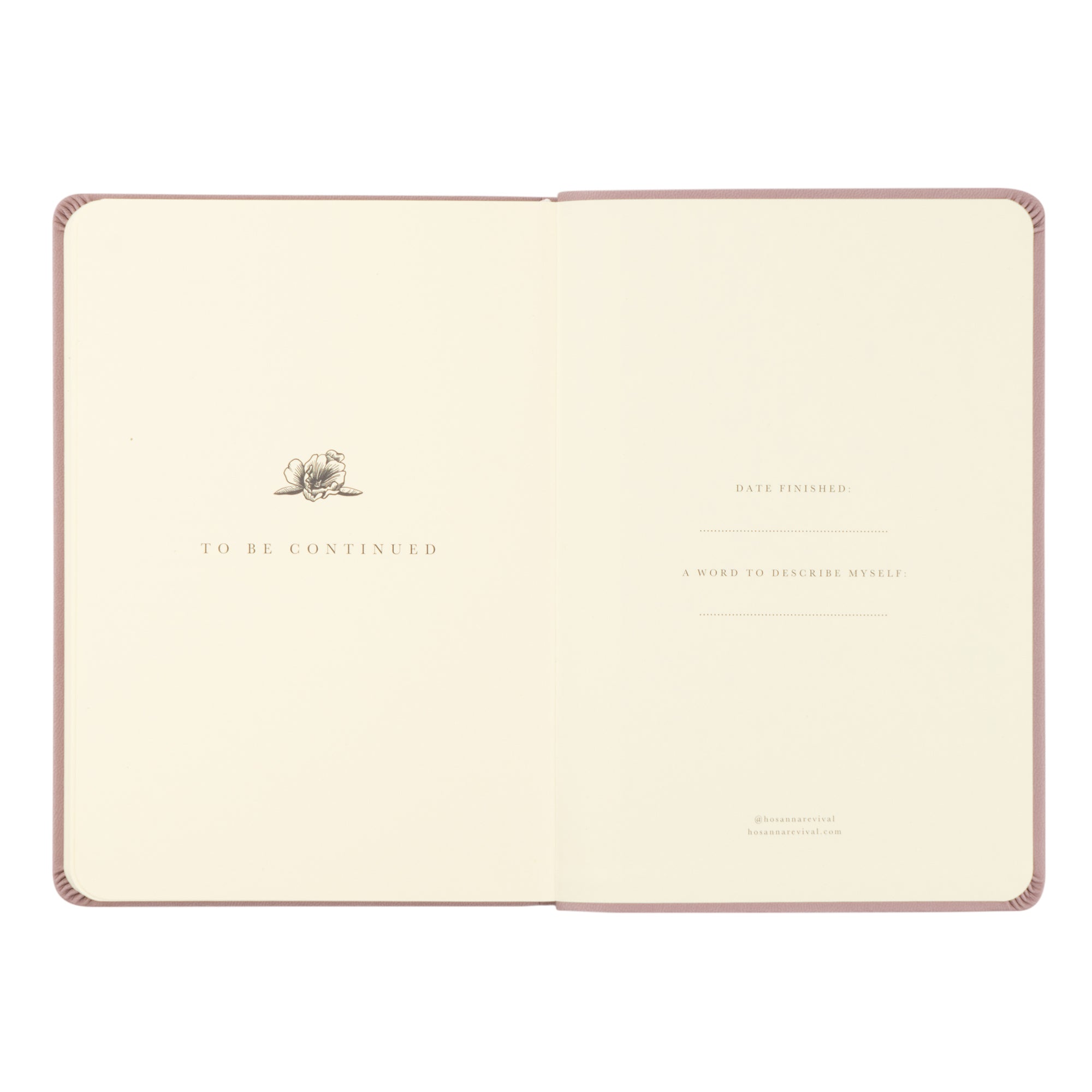 Mauves Christian Notebook | Romans 8:31 Floral Prayer Journal