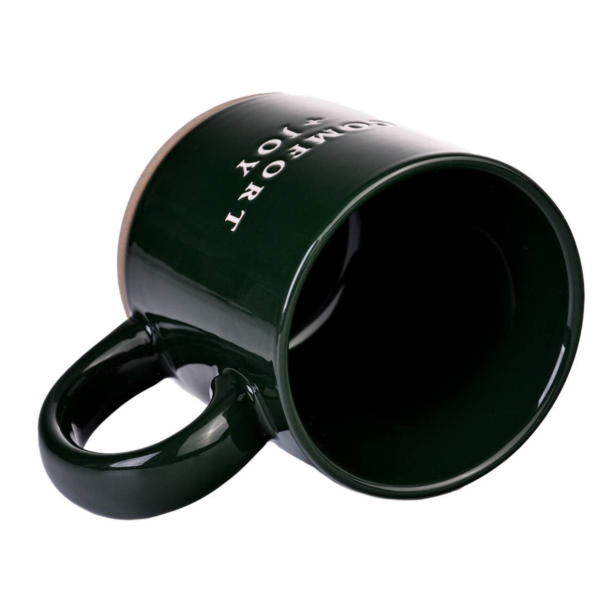 Comfort and Joy Stoneware Christmas Coffee Mug