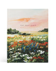 Coram KJV Bible with floral landscape design inspired by Montana fields and sunset