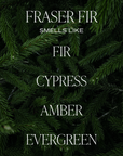 Fraser Fir Candle - Soy Candle for Christmas