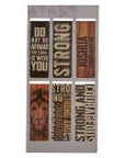 Christian Bookmark Set Strong and Courageous | Magnetic Bookmark