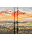 Florence ESV Bible full wrap cover showing panoramic sunset landscape artwork symbolizing God’s light