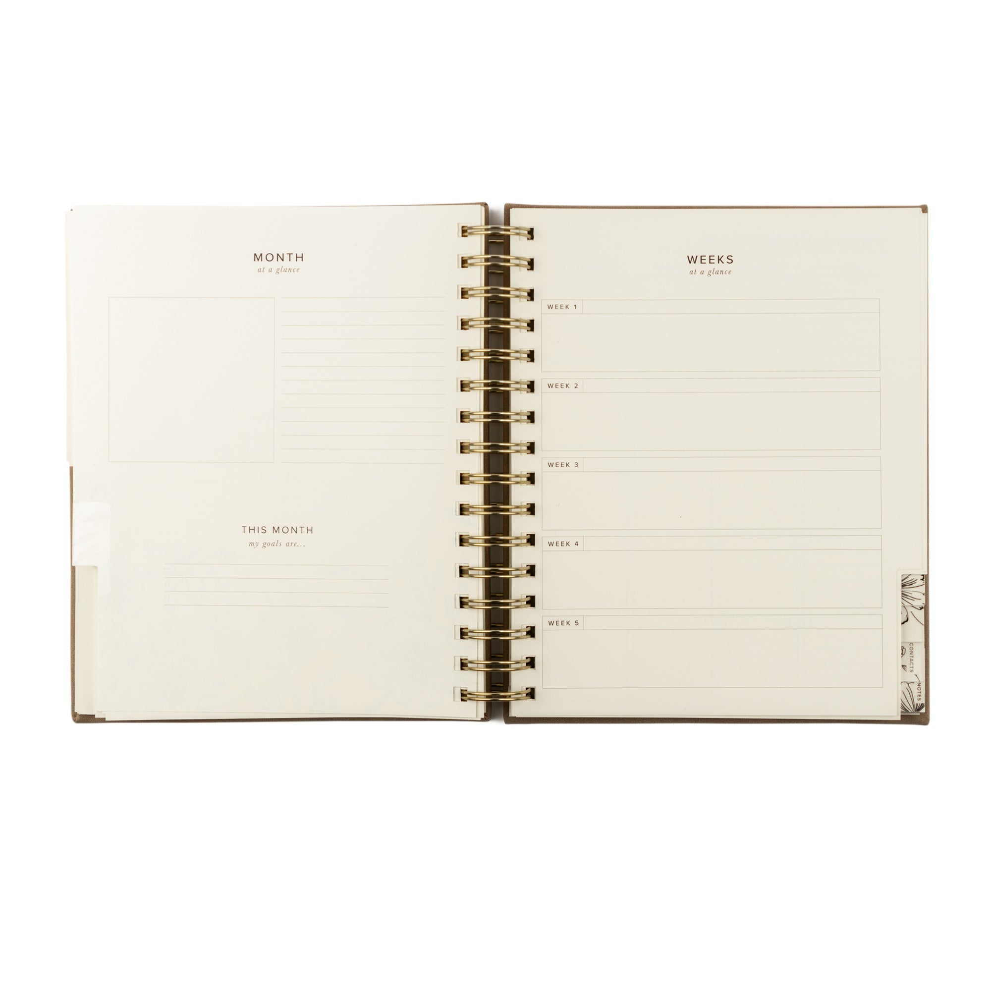 12-Month Undated Planner: Marlo Design, Spiral