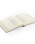 Mauves CSB Notetaking Bible shown at an angle with cream-colored pages and wide lined margins for Scripture journaling
