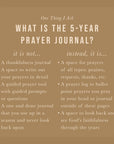 5-Year Prayer Journal: Versailles Theme, One Thing I Ask