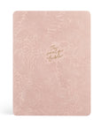 Sonora CSB Women’s Study Bible pink floral soft cover with debossed flowers and gold text "The Holy Bible"